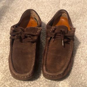 Clarks Wallabees Brown Leather